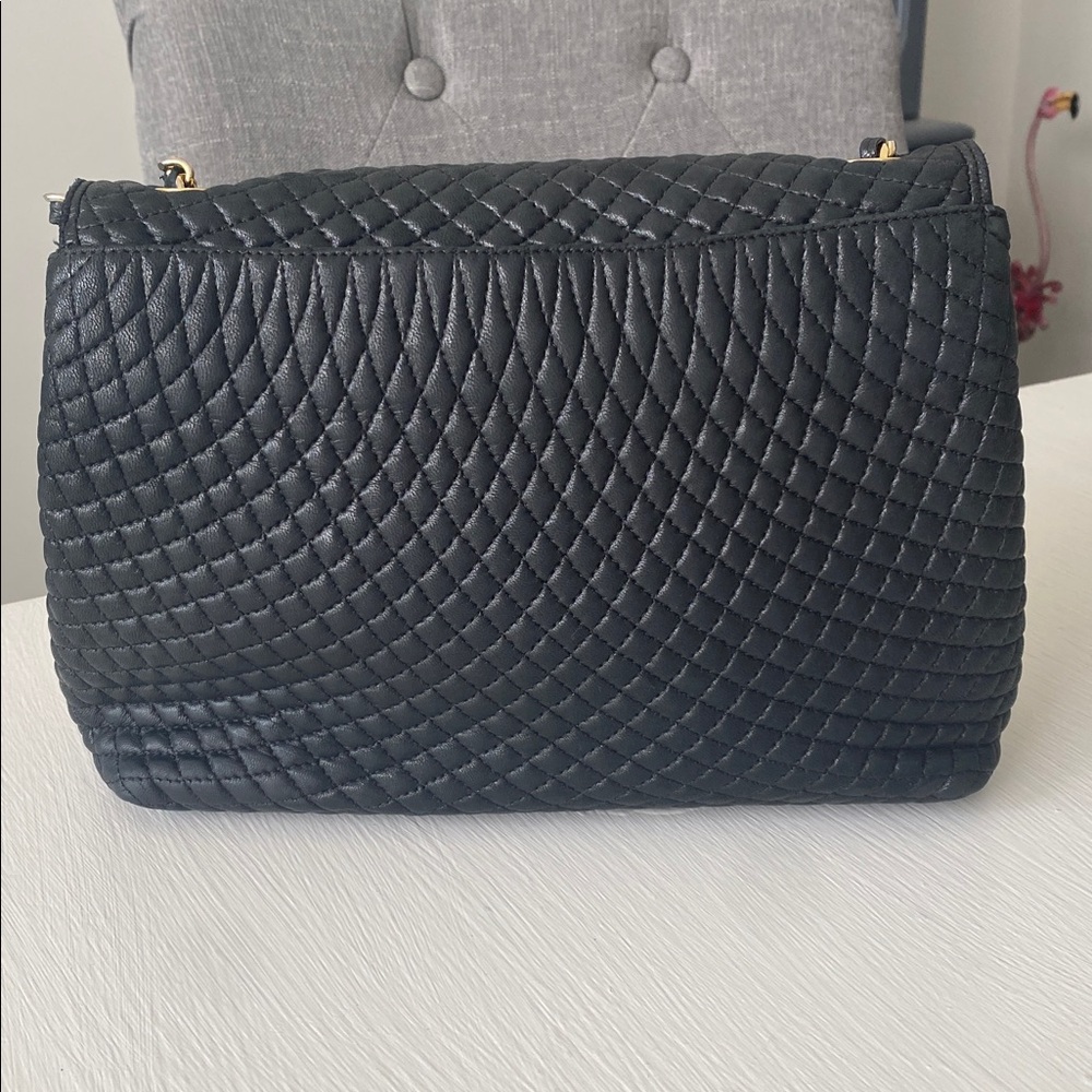 Bally Quilted Lambskin Leather Shoulder Bag Crossbody - Vintage Italian Luxury - Picture 4 of 15